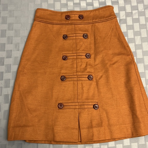 [Diane Von Furstenberg] Brown Wool Skirt - Picture 2 of 12